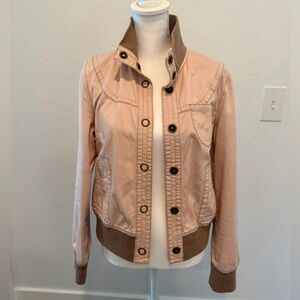 Miss Selfridge Pink Bomber Jacket, Size US 12